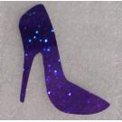 1  Buegelpailletten Schuh Hologramm lila